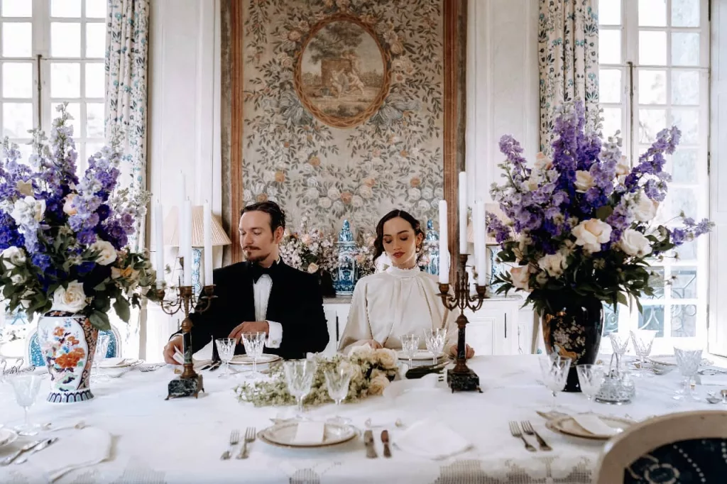 Fleuriste française pour mariage à l'étranger - Inspiration château